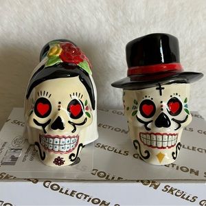 Sugar Skull Salt & Pepper Shakers